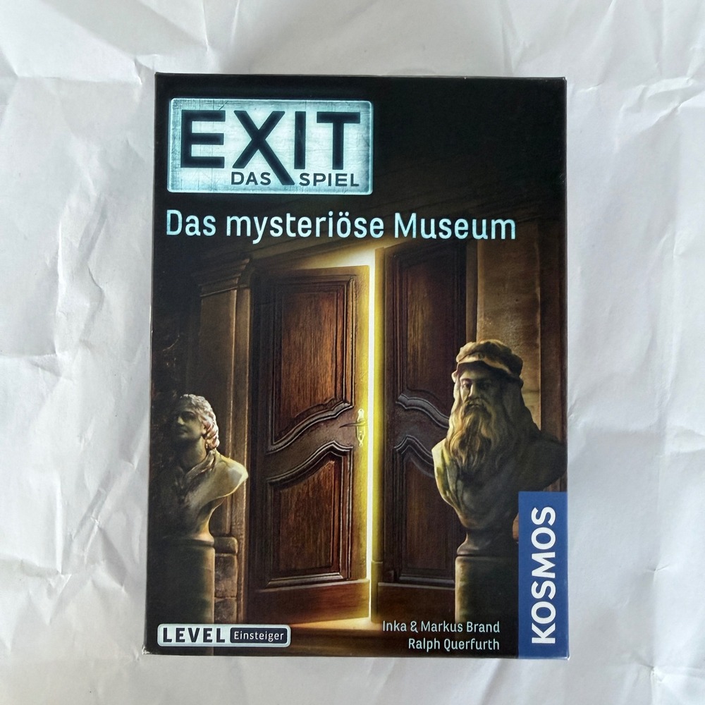 EXIT‎ Das Spiel Das mysterise Museum Escape Room Board Game Kosmos Einsteiger